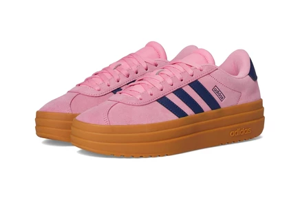 adidas Kids VL Court Bold Shoes bliss pink/dark blue/gold metallic