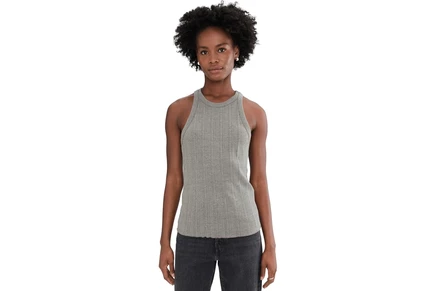 Faherty Paradise Pointelle Tank