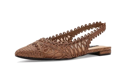 Женские балетки Nine West Jovias, темно-коричневые