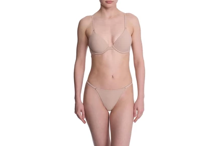 Женский бюстгальтер Natori Verge Convertible Plunge, кофейный
