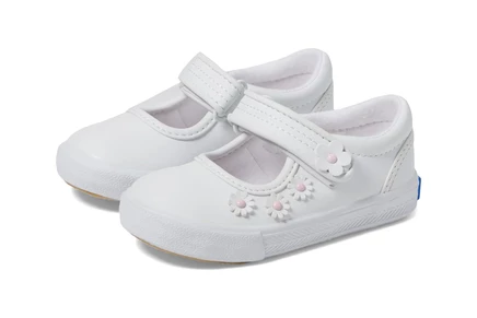 Туфли для девочек Keds Ella MJ Flowers, белые