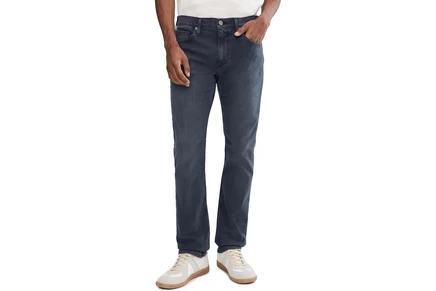 Брюки Paige Federal Transcend Slim Straight Fit Jeans in Elshin