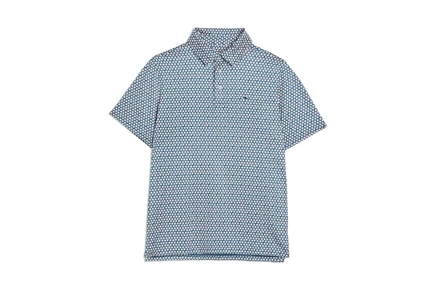Детское поло Vineyard Vines Sankaty, moonshine baseballs