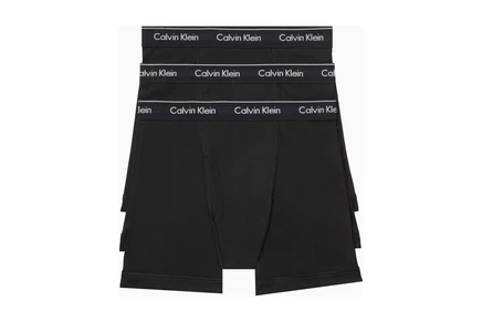 Мужские боксеры Calvin Klein Underwear Cotton Classics, черные, 3 шт