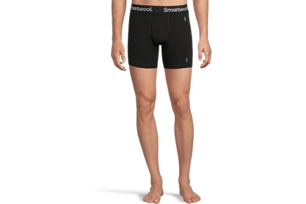 Мужские трусы-боксеры Smartwool Merino Boxer Brief, черные