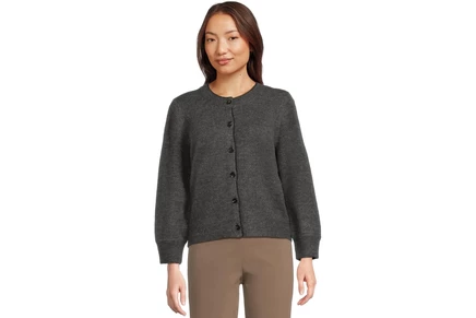 Свитер Michael Stars Parson Crew Neck Cardi