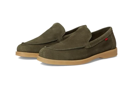 Marc Joseph New York Cooper St oilve suede