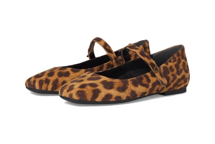 VIONIC Alameda Mary Janes tan brown suede