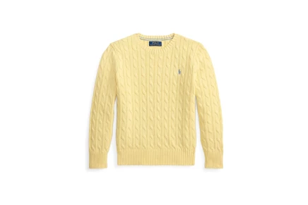 Свитер Polo Ralph Lauren Kids Cable-Knit Cotton Sweater (Big Kid)