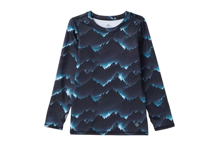 Пижама Hot Chillys Kids Micro-Elite Chamois Printed Crew Neck (Little Kids/Big Kids)