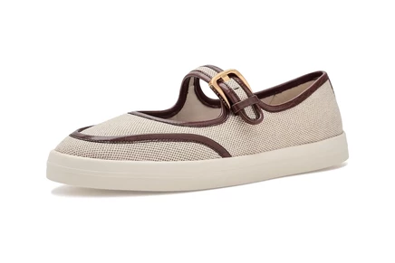 Женские балетки Cole Haan Nantucket Drift, махагон/канвас