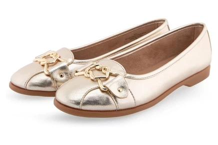 Женские балетки Aerosoles Bia, золотистые