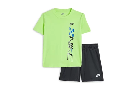 Детский комплект Nike Kids Victory Lap Mesh, темно-серый