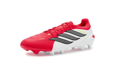 Унисекс бутсы adidas Predator League FG, красно-черно-белые