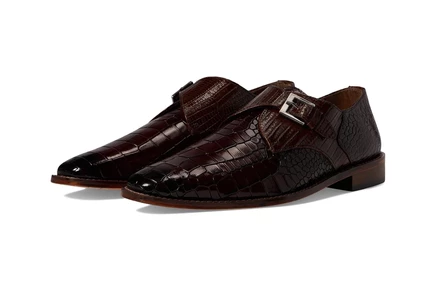 Stacy Adams Rapino Monk Strap cognac