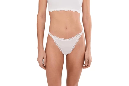Женские стринги Free People Charlie Micro, слоновая кость
