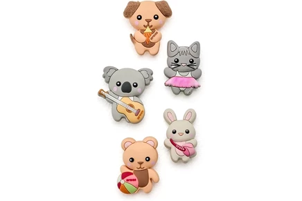 Crocs Jibbitz Characters cutie animal friends 5-pack