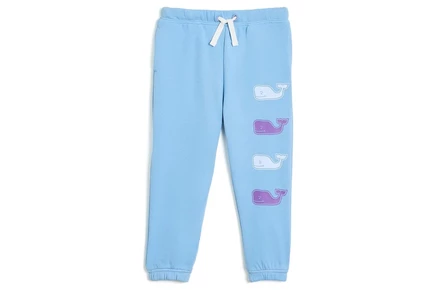 Детские джоггеры Vineyard Vines Kids из футера, голубые