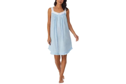 Пижама Eileen West Sleeveless Cotton Dobby Chemise