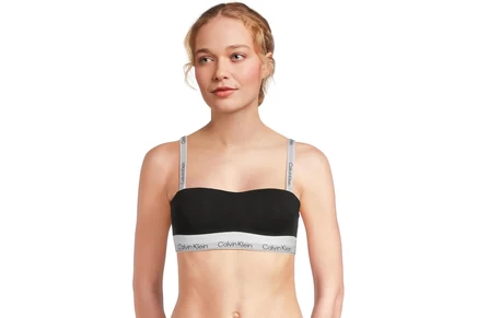 Женский бюстгальтер Calvin Klein хлопково-модальный, черный