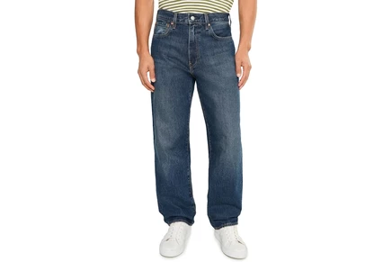 Мужские джинсы Levi's 568 Loose Straight, серо-синие