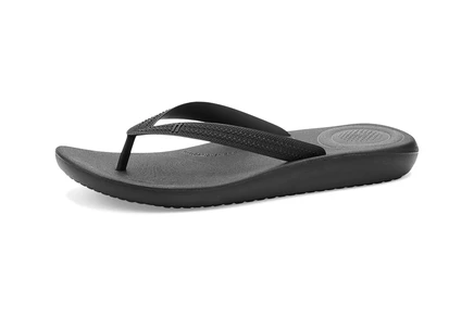Сандалии FitFlop Iqushion Textured-Strap Flip-Flops