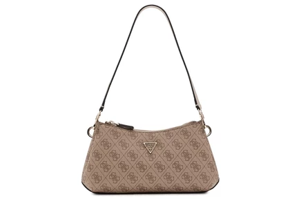 Сумка Guess Noelle II через плечо, 3 отделения, латте
