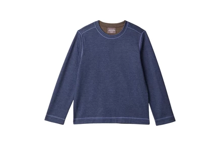 Толстовка Johnston & Murphy Kids Reversible Solid Crew Neck (Big Kid)