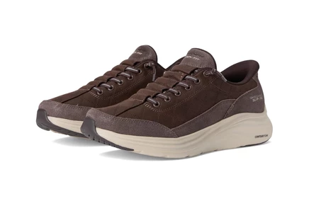 Женские кеды Skechers Slip‑ins, шоколадные