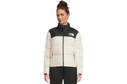 The North Face 1996 Retro Nuptse Jacket white dune/tnf black-r