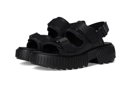 SOREL Ona Ave Multistrap Mid Sandals black/black