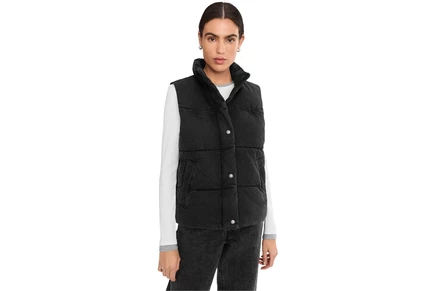 Женский жилет Levi's Denim Puffer, черный