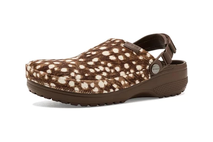 Crocs Classic Crafted Canvas Clogs carob/pony hair