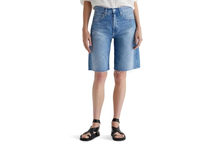Шорты AG Jeans Hattie High Rise Barrel Shorts