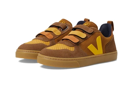 Детские кроссовки VEJA Kids Small V-10, мультицвет/верблюжевый