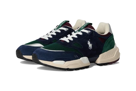 Мужские кроссовки Polo Ralph Lauren Jogger Suede & Mesh Sneaker