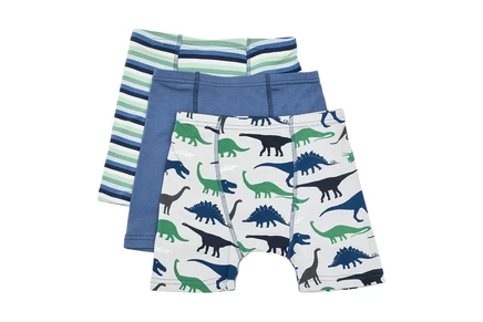 Детские трусы-боксеры Kickee Pants Kids 3 шт., с принтом