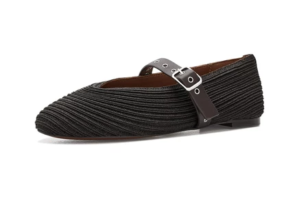 Женские сандалии Madewell Hera Mary Jane из раффии, темно‑коричневые
