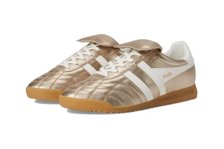 Женские кроссовки Gola Stadium 86 gold/off white