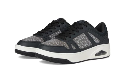 Женские кроссовки Skechers Uno Court Opulent Pearls, черные