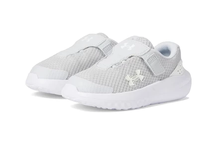 Женские кроссовки Under Armour Kids Surge 4 Alternate Closure (Toddler) halo gray/white/iridescent