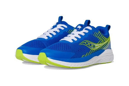 Кроссовки для детей Saucony Hurricane KDZ, сине-лаймовые