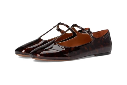 Женские балетки Franco Sarto Marylee, коричнево-лаковые