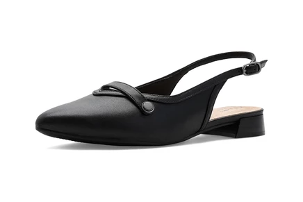 Женская туфля Clarks Natalyn Sling кожаная, черная