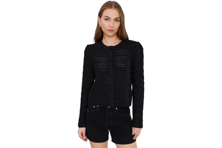 Свитер Michael Stars Winona Femme Crew-neck Cardigan