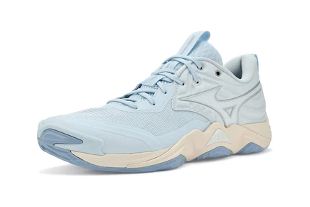 Унисекс кроссовки Mizuno Wave Momentum 4 Elite, бирюзово-белые