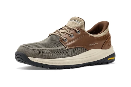 Мужская обувь Skechers Meroe Alden, серо-коричневые