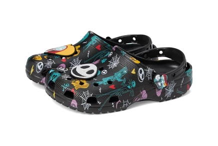 Унисекс сабо Crocs Jack Skellington, разноцветные/чёрные