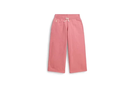 Брюки Polo Ralph Lauren Kids French Terry Wide-Leg Sweatpant (Toddler/Little Kid)