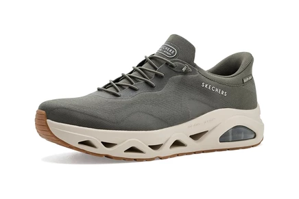 SKECHERS Uno Glide-Step - Air Gliders Hands Free Slip-Ins olive